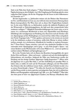 Bild der Seite - 244 - in Transformationen städtischer Umwelt - Das Beispiel Linz, 1700 bis 1900