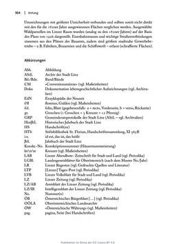 Image of the Page - 364 - in Transformationen städtischer Umwelt - Das Beispiel Linz, 1700 bis 1900