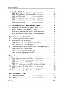 Image of the Page - IV - in Chromatisch konfokale Triangulation - Hochgeschwindigkeits 3D-Sensorik auf Basis der Wellenlängenschätzung mit optimierten Filtern