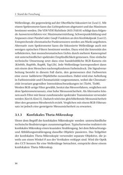 Image of the Page - 14 - in Chromatisch konfokale Triangulation - Hochgeschwindigkeits 3D-Sensorik auf Basis der Wellenlängenschätzung mit optimierten Filtern