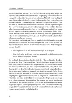 Image of the Page - 18 - in Chromatisch konfokale Triangulation - Hochgeschwindigkeits 3D-Sensorik auf Basis der Wellenlängenschätzung mit optimierten Filtern