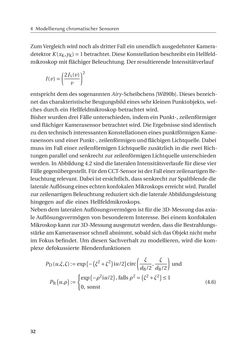 Bild der Seite - 32 - in Chromatisch konfokale Triangulation - Hochgeschwindigkeits 3D-Sensorik auf Basis der Wellenlängenschätzung mit optimierten Filtern