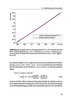 Bild der Seite - 43 - in Chromatisch konfokale Triangulation - Hochgeschwindigkeits 3D-Sensorik auf Basis der Wellenlängenschätzung mit optimierten Filtern