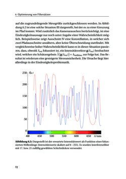Bild der Seite - 72 - in Chromatisch konfokale Triangulation - Hochgeschwindigkeits 3D-Sensorik auf Basis der Wellenlängenschätzung mit optimierten Filtern