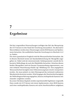Bild der Seite - 91 - in Chromatisch konfokale Triangulation - Hochgeschwindigkeits 3D-Sensorik auf Basis der Wellenlängenschätzung mit optimierten Filtern