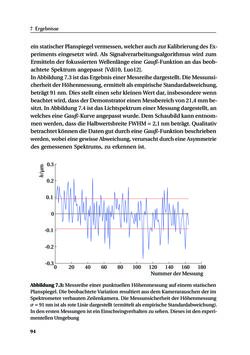 Bild der Seite - 94 - in Chromatisch konfokale Triangulation - Hochgeschwindigkeits 3D-Sensorik auf Basis der Wellenlängenschätzung mit optimierten Filtern