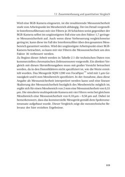 Bild der Seite - 119 - in Chromatisch konfokale Triangulation - Hochgeschwindigkeits 3D-Sensorik auf Basis der Wellenlängenschätzung mit optimierten Filtern
