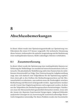 Bild der Seite - 121 - in Chromatisch konfokale Triangulation - Hochgeschwindigkeits 3D-Sensorik auf Basis der Wellenlängenschätzung mit optimierten Filtern