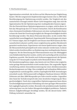 Bild der Seite - 122 - in Chromatisch konfokale Triangulation - Hochgeschwindigkeits 3D-Sensorik auf Basis der Wellenlängenschätzung mit optimierten Filtern