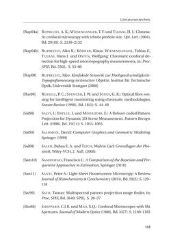 Image of the Page - 135 - in Chromatisch konfokale Triangulation - Hochgeschwindigkeits 3D-Sensorik auf Basis der Wellenlängenschätzung mit optimierten Filtern