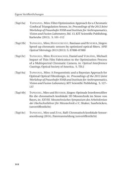 Image of the Page - 144 - in Chromatisch konfokale Triangulation - Hochgeschwindigkeits 3D-Sensorik auf Basis der Wellenlängenschätzung mit optimierten Filtern