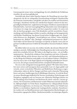 Image of the Page - 14 - in TYROLIS LATINA - Geschichte der lateinischen Literatur in Tirol, Volume 1