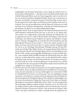 Image of the Page - 16 - in TYROLIS LATINA - Geschichte der lateinischen Literatur in Tirol, Volume 1