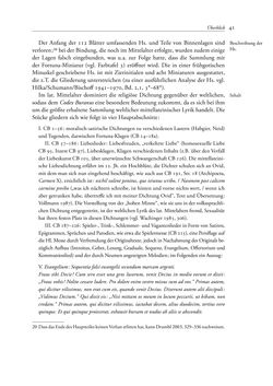 Image of the Page - 41 - in TYROLIS LATINA - Geschichte der lateinischen Literatur in Tirol, Volume 1