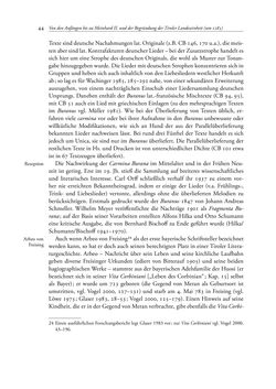 Image of the Page - 44 - in TYROLIS LATINA - Geschichte der lateinischen Literatur in Tirol, Volume 1