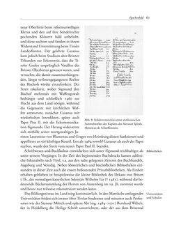 Bild der Seite - 61 - in TYROLIS LATINA - Geschichte der lateinischen Literatur in Tirol, Band 1