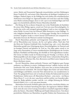 Image of the Page - 64 - in TYROLIS LATINA - Geschichte der lateinischen Literatur in Tirol, Volume 1