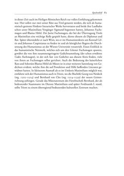 Image of the Page - 65 - in TYROLIS LATINA - Geschichte der lateinischen Literatur in Tirol, Volume 1