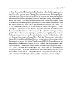 Bild der Seite - 65 - in TYROLIS LATINA - Geschichte der lateinischen Literatur in Tirol, Band 1