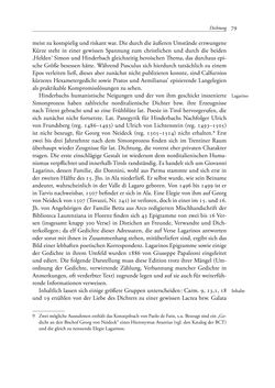 Bild der Seite - 79 - in TYROLIS LATINA - Geschichte der lateinischen Literatur in Tirol, Band 1