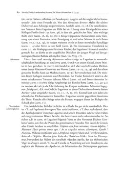 Image of the Page - 80 - in TYROLIS LATINA - Geschichte der lateinischen Literatur in Tirol, Volume 1