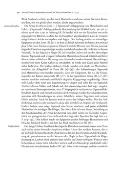 Image of the Page - 90 - in TYROLIS LATINA - Geschichte der lateinischen Literatur in Tirol, Volume 1