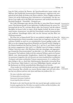 Image of the Page - 93 - in TYROLIS LATINA - Geschichte der lateinischen Literatur in Tirol, Volume 1