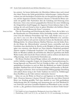 Bild der Seite - 106 - in TYROLIS LATINA - Geschichte der lateinischen Literatur in Tirol, Band 1