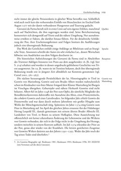 Image of the Page - 109 - in TYROLIS LATINA - Geschichte der lateinischen Literatur in Tirol, Volume 1