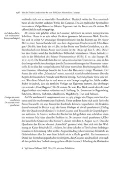 Image of the Page - 176 - in TYROLIS LATINA - Geschichte der lateinischen Literatur in Tirol, Volume 1