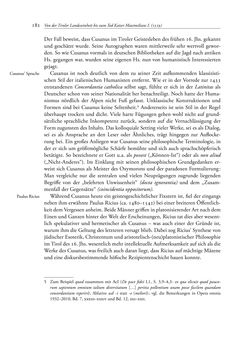 Image of the Page - 182 - in TYROLIS LATINA - Geschichte der lateinischen Literatur in Tirol, Volume 1