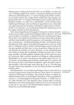 Image of the Page - 257 - in TYROLIS LATINA - Geschichte der lateinischen Literatur in Tirol, Volume 1
