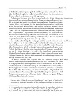 Image of the Page - 269 - in TYROLIS LATINA - Geschichte der lateinischen Literatur in Tirol, Volume 1