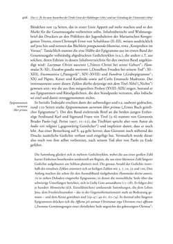 Image of the Page - 406 - in TYROLIS LATINA - Geschichte der lateinischen Literatur in Tirol, Volume 1