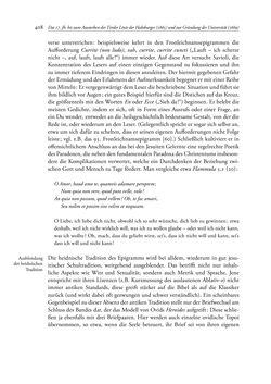 Image of the Page - 408 - in TYROLIS LATINA - Geschichte der lateinischen Literatur in Tirol, Volume 1