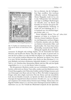 Image of the Page - 413 - in TYROLIS LATINA - Geschichte der lateinischen Literatur in Tirol, Volume 1