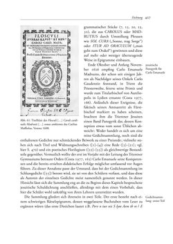 Image of the Page - 427 - in TYROLIS LATINA - Geschichte der lateinischen Literatur in Tirol, Volume 1