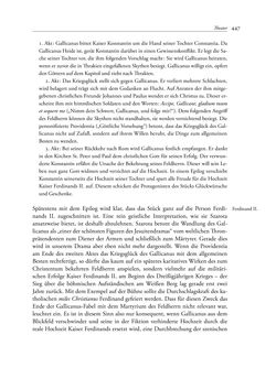Image of the Page - 447 - in TYROLIS LATINA - Geschichte der lateinischen Literatur in Tirol, Volume 1