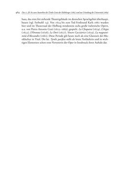 Image of the Page - 464 - in TYROLIS LATINA - Geschichte der lateinischen Literatur in Tirol, Volume 1