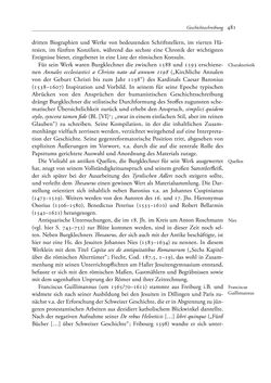 Image of the Page - 481 - in TYROLIS LATINA - Geschichte der lateinischen Literatur in Tirol, Volume 1