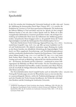 Image of the Page - (000009) - in TYROLIS LATINA - Geschichte der lateinischen Literatur in Tirol, Volume 2