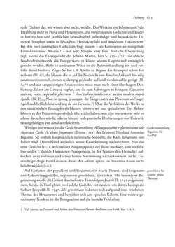 Image of the Page - 621 - in TYROLIS LATINA - Geschichte der lateinischen Literatur in Tirol, Volume 2