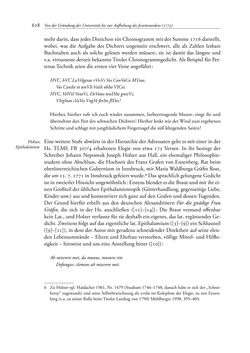 Bild der Seite - 628 - in TYROLIS LATINA - Geschichte der lateinischen Literatur in Tirol, Band 2