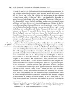 Image of the Page - 642 - in TYROLIS LATINA - Geschichte der lateinischen Literatur in Tirol, Volume 2