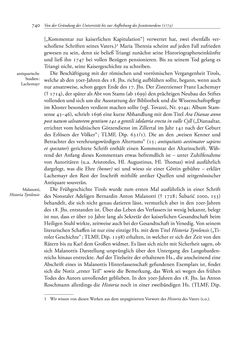 Image of the Page - 740 - in TYROLIS LATINA - Geschichte der lateinischen Literatur in Tirol, Volume 2