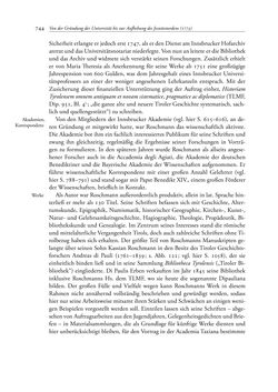 Image of the Page - 744 - in TYROLIS LATINA - Geschichte der lateinischen Literatur in Tirol, Volume 2