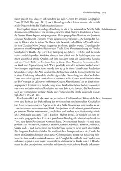 Image of the Page - 749 - in TYROLIS LATINA - Geschichte der lateinischen Literatur in Tirol, Volume 2