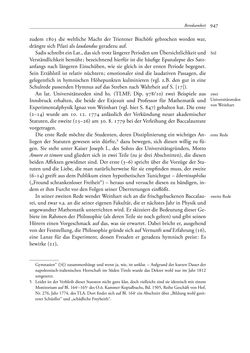 Bild der Seite - 947 - in TYROLIS LATINA - Geschichte der lateinischen Literatur in Tirol, Band 2