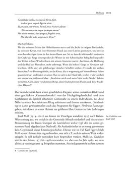 Image of the Page - 1103 - in TYROLIS LATINA - Geschichte der lateinischen Literatur in Tirol, Volume 2