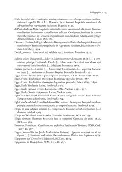 Bild der Seite - 1173 - in TYROLIS LATINA - Geschichte der lateinischen Literatur in Tirol, Band 2